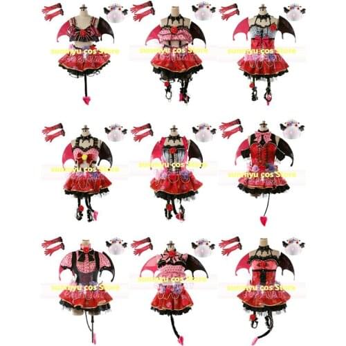 Free Shipping!Love Live!Little DemonDevil Awakening All Members Cosplay Costume,Size customizable Halloween Wholesale