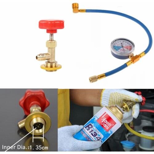 R134a Set Freon Filling Equipment Adapter Air Conditioning Manometer Air Conditioner Repair Valves Air Conditioner Refill