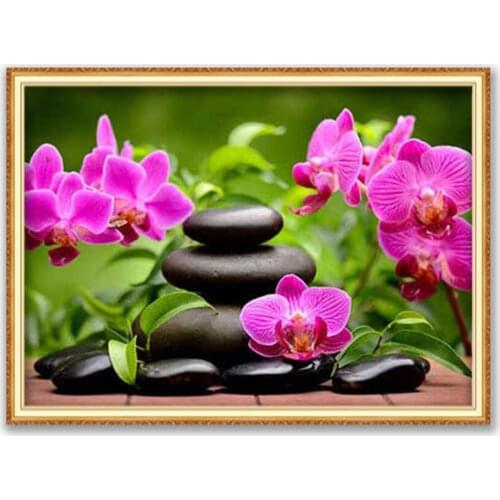 Region Zen DIY 11CT Embroidery Cross Stitch Kits Needlework Craft Set Printed Canvas Cotton Thread Home Decoration Dropshipping