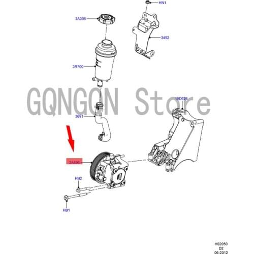 CAR power steering pump pump power steering For dMo nd eoF oc us power steering pump engine high pressure water pump