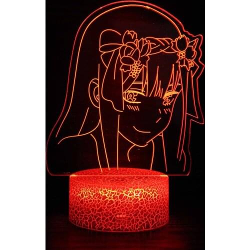 Anime Figure Manga Nightlight Desk Lamp Girl Light Switch Led Base for Acrylic Night Home Living Room Decoration Lights Bedroom
