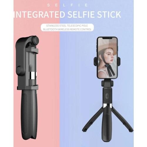 1 Pc 2020 New L01 Mini Multifunction Universal Bluetooth Selfie Stick Tripod Monopod for iPhone Android For live broadcast