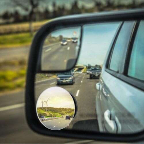 2021 New HD Car Glass Blind Spot Mirror 360° Adjustable Wide Angle Auto RearView Exterior Parts Car Decoration Car Styling