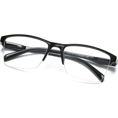 New Presbyopic Glasses Half-frame Ultra-light Resin Reading Eyeglasses For Man And Women Unisex Diopter +1.0 +1.25 +1.5 To +4.0