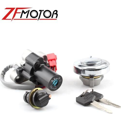 Motorcycle Ignition Switch Fuel Gas Cap Cover Seat Lock Key Set For Yamaha XVS1100 XVS650 XVS400 V-Star Drag Star Classic Custom