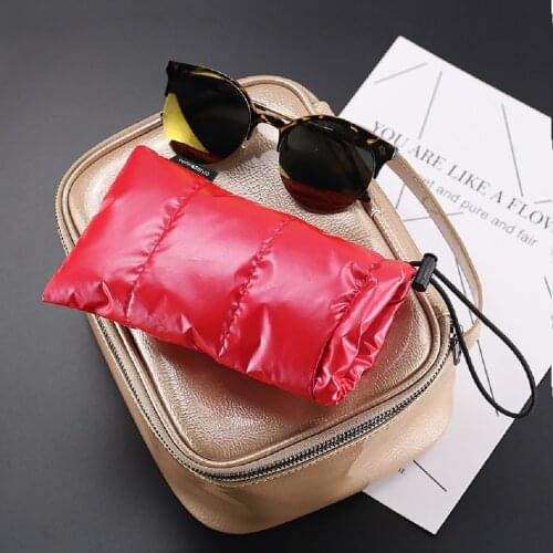 Down Glasses Bag Compressive Pressure Bags Big Size Black White Red Color for Sunglasses Jewelry Bag Dropshipping
