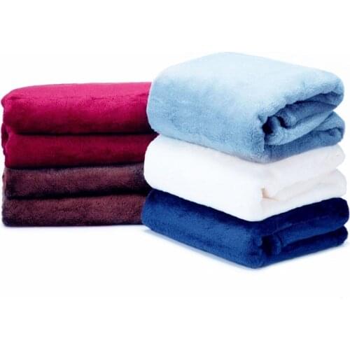 Warm Flannel Blanket Coral Plaid For sofa air Throw Travel Manta Soft Blanket For Beds Throws Fleece Blanket