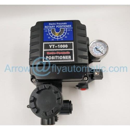 YT-1000R YT1000R 1/4" Port Young Tech YTC Rotary Valve Actuator Electro Pneumatic Positioner