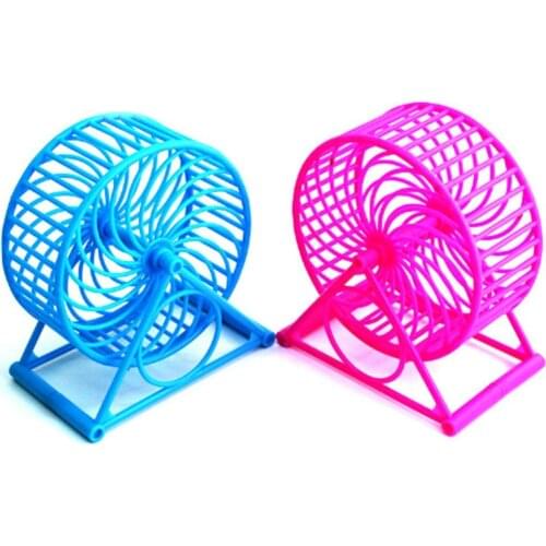 Funny Hamster Mouse Mice Small Exercise Toy Hamster Sports Run Spinner Sport Wheel Hamster Cage Toys Pet Supplies Accessories