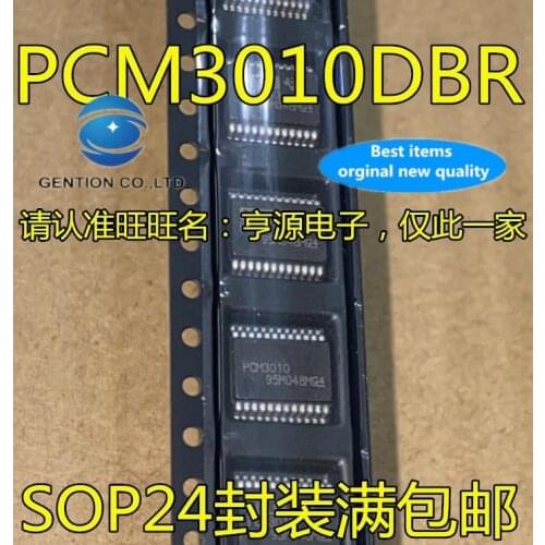 10PCS Codec chip PCM3010DBR PCM3010DB PCM3010 SSOP-24 in stock 100% new and original