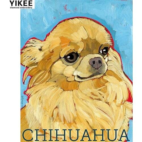 H423 Diamond Painting chihuahua, 5d diy, diamond embroidery dog chihuahua