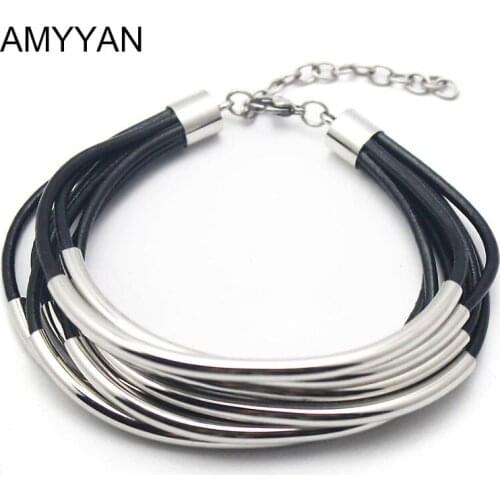 Кожаные браслеты AMYYAN China At AliExpress