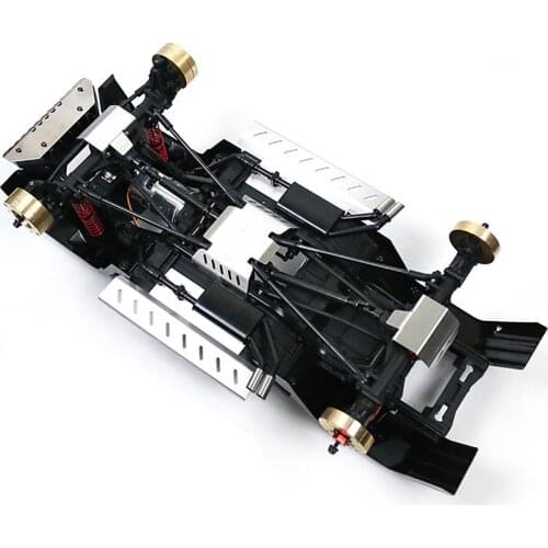Chassis Armor Bottom Under Guard pedal Rear Axle Protection for 1/8 Brabus KM Traction Hobby G550 RC Car Accessories