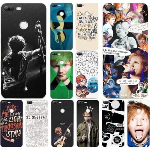 142H Singer Star Ed Sheeran Soft Silicone Tpu Cover phone Case for huawei Honor 9 Lite 10 p 9 10 lite