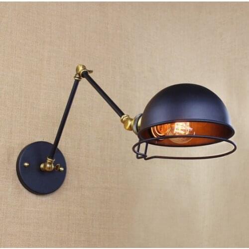 Loft Style Decorative Edison Wall Sconce Bedside Wall Lamp Industrial Vintage Double Arm Wall Light Fixtures For Home Lighting