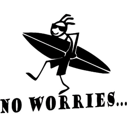 Interesting Car Sticker Wide Surfer Surfing Summer Beach Vinyl Car Styling Accessories Decal PVC Good Quality Waterproof Anti-UV