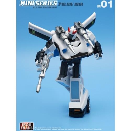 IronTrans M-01 M01 Mini Series Police Prowl Transformation Action Figure