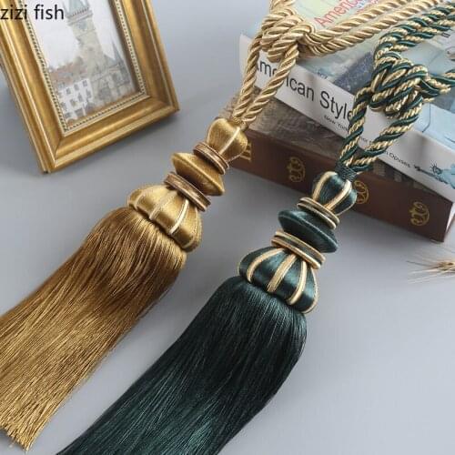 Tassel Curtain Tie Rings Hook Room Accessories Hooks for Hanging Ball Wall Backdrop Display Curtain Buckles Nordic Home Decor