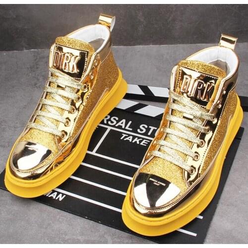 British luxury designer Sneakers Men Trendy Casual Flats high tops platform Shoes Male Wedding Loafers Tenis Feminino Footwear