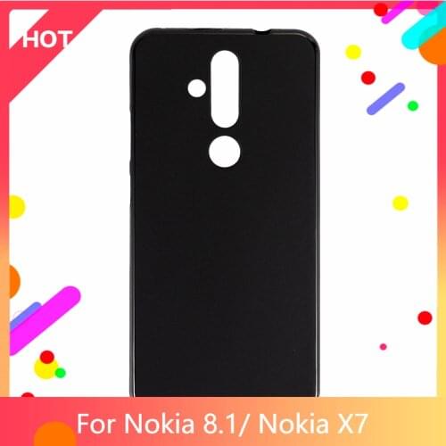 8.1 Case Matte Soft Silicone TPU Back Cover For Nokia X7 Phone Case Slim shockproof