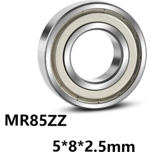 5pcs/lot MR85ZZ Deep Groove Ball Miniature Mini Bearings MR85ZZ MR85-ZZ 5*8*2.5mm 5*8*2.5 With the Bearing Steel