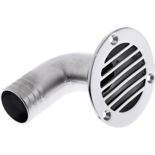 Marine 316 Stainless Steel Boat Deck Drain Scupper 90 Degree For Boat Yacht
