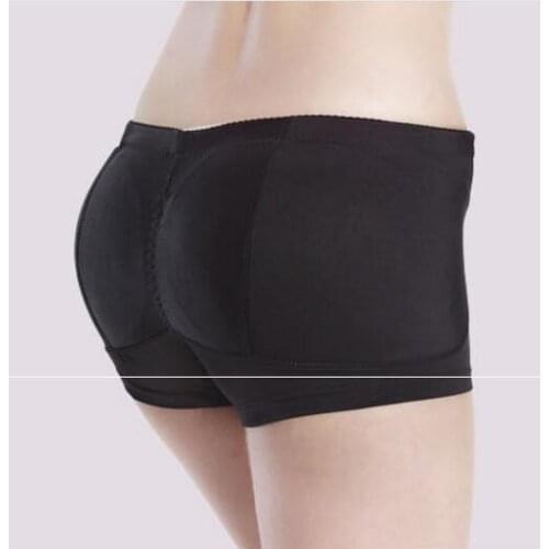 Women Bottoming Hips Push Up Underwear Fake Ass With Padded Breathable Low Waist Boxer Butt Lift Pants Hip Shaper Lift Buttocks