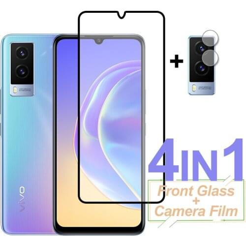 Full Cover Screen Protector For ViVo V21e 5G V21 Tempered Glass Shockproof Protective Camera Lens Film on For ViVo V21 V21e 4G