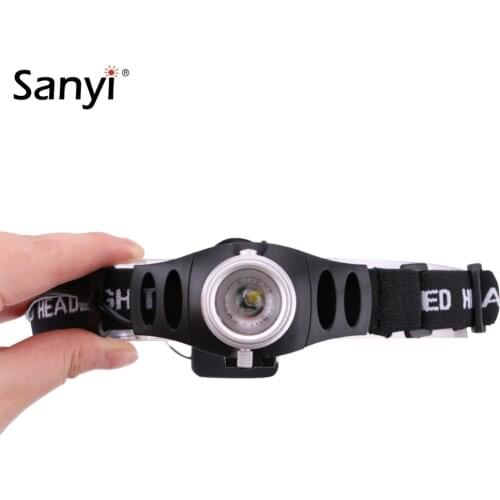 Portable Q5 LED Mini Headlamp 2 Modes Light Zoomable Headlight Lantern Head Lamp Torch Outdoor Lighting With Adjustable Headband