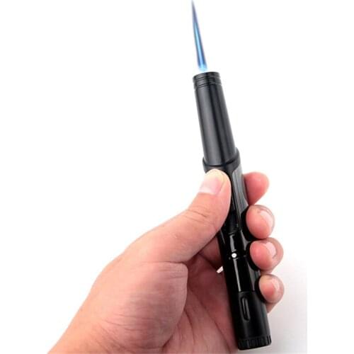 Pen Type Straight Butane Gas Outdoor Lighter Small Spray Gun Welding Torch Windproof Lighter