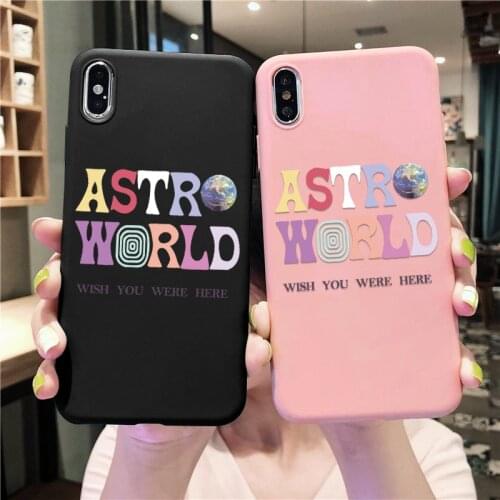 Travis Scott Phone Cases Astroworld Sicko Mode Soft Silicone Case For iPhone 12 11 Pro X XR Xs Max 7 8 6 6S Plus 5 SE 2020 Cover