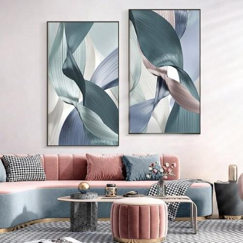Modern Abstract Canvas Painting Luxury Ribbon Poster and Prints Nordic Wall Art Pictures for Living Room Fashion Home Decoration