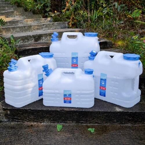 Outdoor Water Container with Spigot Portable Water Canteen Jug Carboy with Water Tube and Cap for Camping Accessories