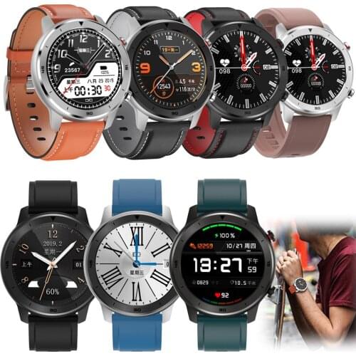 Round Touch Screen Smart Watch Bluetooth Call Music Control Message Reminder for Samsung S10 S9 S8 A9 A8 iPhone Android Huawei