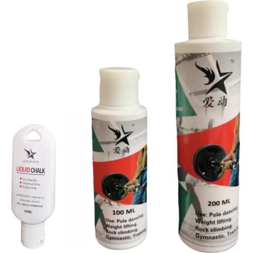 50ML/100ML/150ML/200ML Liquid Chalk Anti-slip Magnesium Powder For Weightlifting Rock Climbing Lifting Workout