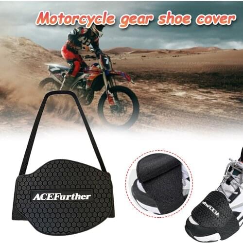 1PCS Motorcycle Shoes Protective Pad Anti-Skid Motorbike Gear Shifter Men Shoe Boots Protector Shift Boot Cover Shifter Guards