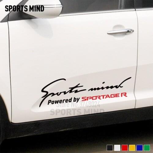 10 Pieces Customizable Car Covers Car Sticker Decal Automobiles Car Styling For Kia Sportage R Decoration Exterior Accessories