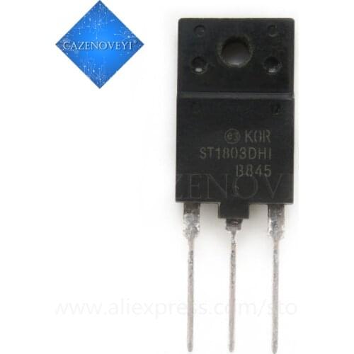 5pcs/lot ST1803DHI ST1803 TO-3PF 1500V 10A In Stock