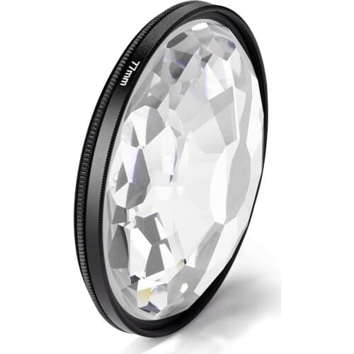 77 mm Kaleidoscope Prism Camera Glass Filter Variable Number of Subjects SLR Photography Accessories Video Photo Studio
