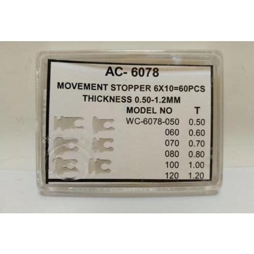 Quartz Watch Battery Stopper Assortment 60 Pieces