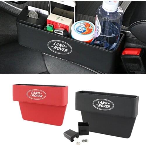 Car Seat Gap Storage Box Change Storage Organizer for Land Rover Logo Defender Aurora Discovery Sport Range Rover Evoque Vogue