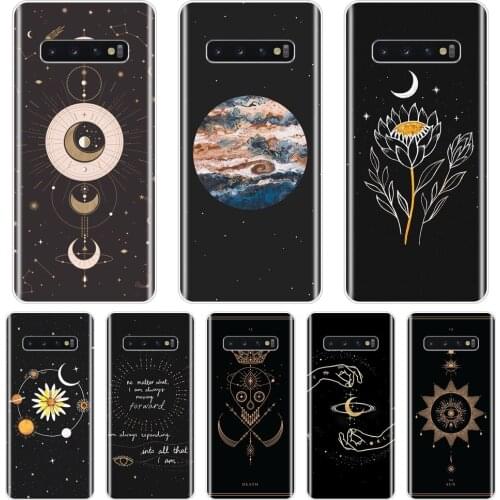 Black Star Space Art Back Cover For Samsung Galaxy Note 10 Pro Soft Silicone Phone Case For Samsung Galaxy S10 Plus 5G 10E Case