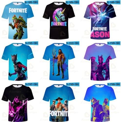 Fortnite Shoot Hero Victory Children Kids T-shirt Battle Royale 3d Tshirt Boys Girls Tops T-shirt Teen Clothes