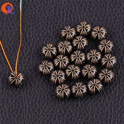 Cordial Design 7x12mm 690pcs/lot (Design As Shown) Gilding Clear With Antique Acrylic Pumpkin Shape Beads For Jewelry Making