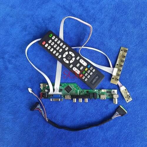 For LTN173KT01/LTN173KT02/LTN173KT03 HDMI-compatible VGA USB AV Matrix drive board Kit 1600*900 LVDS 40Pin LED/LCD Analog signal