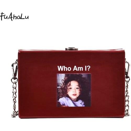 FuAhaLu Summer new shoulder bag Korean personality wild Messenger box small square package