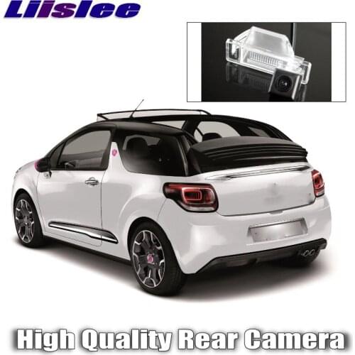 Liislee Car HD Reversing image Camera Rear View Camera For Citroen DS3 DS 3 2009~2017 Night Vision WaterProof High Quality Dedic