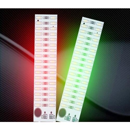 2*17 LED USB Mini Voice Control Audio USB Music Spectrum Light Flash Volume Level Indicator LED for MP3 POWER Amplifier