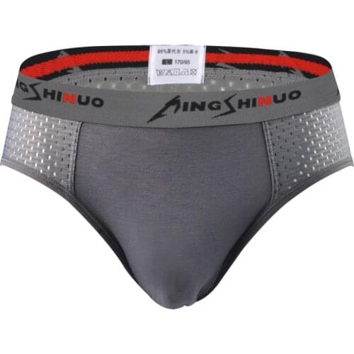 4pcs Mens Underwear Male Classical Mesh Underpants for Men Brief Bamboo Fiber Panties Mens Bikini Pant Men Sexy Slip Hombre