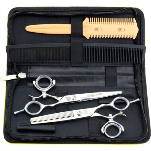 5.5/6.0" swivel hair scissors professional hairdressing scissors swivel thumb hair cutting shears rotary rotating thumb shears